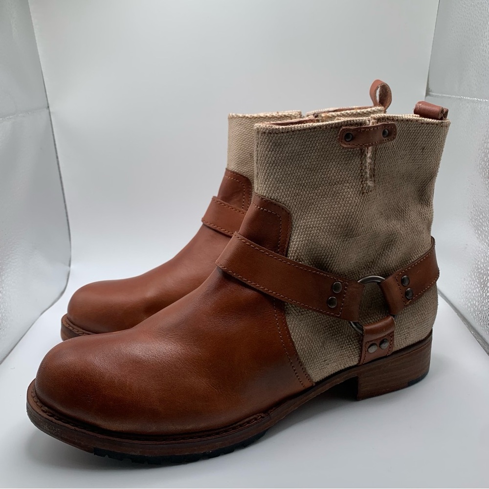NWOB Vintage Foundry CO. Morgan Mid-Top Boot size 10 distressed 1624